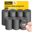 X-bet MAGNET Ceramic Magnets 100 pcs Bigger Size, diamter D30X4mm - Round Disc - Flat Circle Magnets Bulk for Crafts, Science & Hobbies - Perfect for Refrigerator, Whiteboard, Fridge