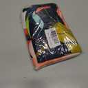 Outdoor Round Tablecloth with Umbrella Hole, Tropical Flowers Fitted Table Cloth with Elastic 36"-44" Waterproof Oil-Proof Circle Patio Table Cover for Picnic Camping Party