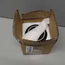 ONTUBE Ceramic Sugar Bowl with Lid and Spoon, Porcelain Seasoning Box Salt Bowl,8oz (Black)