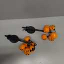 Solar Halloween Lights Outdoor Waterproof, 2 Pack Pumpkin Solar Lights for Outside Thankgiving Decor,12LED Orange Pumpkin Swaying Lamps for Garden Decor, Yard, Lawn, Party Decorations