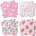 2 x 40Pcs Christmas Napkins,Christmas Party Supplies Pink Xmas Paper Napkins Funny Party Napkins for Winter Xmas Holiday Decorations