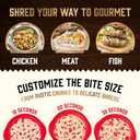 Red Chicken Shredder + 6 Freezer Bags | 20 oz | Hardened, Anti-Slip Chicken Shredder Tool Twist with See-Through Lid | Safer-than-Knives Meat Shredder Tool Twist | Dishwashable | Chicken Puller