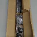 Matte Black Curtain Rods 18 to 60 Inches(1.5-5 Feet),5/8 inch Splicing Drapery Rods,Small Curtain Rods Set,Size: 18''-60'',Matte Black