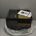 Whynter Nugget Ice Maker, Countertop Portable Ice Maker, IBX-388BG SonicSn, Automatic Self-Cleaning with Removable Ice Drawer Compact Ice Maker, 40 lbs/24H, Black Stainless Steel and Gold