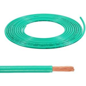 MECCANIXITY THHN Stranded Wire 10 Feet 10AWG Gauge Insulation Building Wire - UL Listed Copper Cable - PVC 600V Electrical Wire for Residential,Commercial,Industrial,Grounding - Green