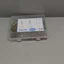 410 PCS Self Drilling Drywall Anchors with Screws Kit - 2 Sizes Sheetrock Anchors & 4 Sizes Zinc Expansion Screws,2025 Upgraded Zinc Plated Steel,No Drill Needed, Holds Up to 66LB on Walls