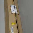 BOKT 1 Light Modern Amber Glass Wall Sconce 31" Mid Century Brushed Brass Tube Wall Sconces Lighting Gold Wall Mounted Light Fixture Indoor Bathroom Vanity Wall Lamp for Bedroom Living Room (Amber)