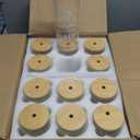 12 Set Employee Appreciation Gifts, Inspirational Thank You Gift for Team, Teacher, Nurse, Coworkers, Employees, Staff - Employee Christmas Gifts, 20oz Glass Cups with Lids and Straws (Mixed)