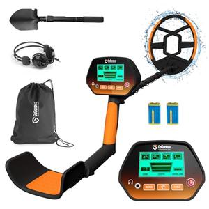 Metal Detector for Adults & Kids, GoGonova Kids Metal Detector, Waterproof Metal Detectors with High Accuracy Lightweight 8" Search Coil, All Metal & Disc Modes for Junior & Youth Gold Detector