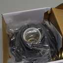 6-Inch Square Shower Drain, Brushed Gold Floor Drain with Flange, 304 Stainless Steel Bathroom 2-in-1 Tile Drain