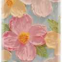 Cute Case for iPhone 7/8, Colorful Retro Oil Painting Printed Flowers iPhone SE 2020/2022 Case, Aesthetic Floral Pattern Soft TPU Shockproof Protective Cover for Girls Women