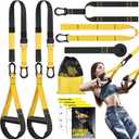 Home Resistance Training Kit, Resistance Trainer Fitness Straps for Full Body Workout, Bodyweight Resistance Bands with Handles, Door Anchor, Heavy Duty Exercise Bands for Home Gym Workout Equipment