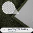 Microfiber Runner Rug 30" x 96", Bathroom Rug for Kitchen, Hallway