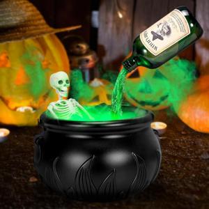 Halloween Decorations Indoor - DIY Floating Potion Set with Witches Cauldron and Mist Maker - Spooky Vintage Black Plastic Bowl Hocus Pocus Party Decor for Home Table Mantel Kitchen Room Halloween Decorations Indoor - DIY Floating Potion Set with Witches Cauldron and Mist Maker - Spooky Vintage Black Plastic Bowl Hocus Pocus Party Decor for Home Table Mantel Kitchen Room
