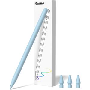 Stylus Pen for iPad 2018-2024 Released Model 15 Mins Fast Charge Pencil 2nd Generation Compatible with iPad Pro 11"/12.9"/M4,Air 3/4/5/M2,Mini 7(A17 Pro)/6/5 Gen, iPad 10/9/8/7/6 Blue