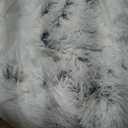 Tinaco Calming Dogs/Cats Bed Mats, Dog Pad Washable Removable Couch Cover, Plush Long Fur Mat for Pets, Waterproof Lining, Perfect for Small, Medium and Large Dogs and Cats (Gradient Gray, 36"x31")