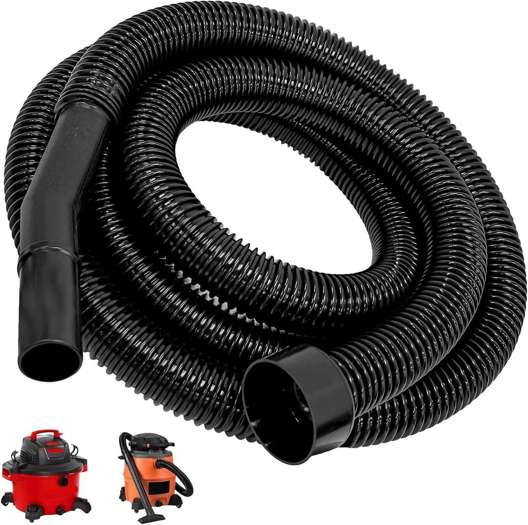 2.25 Inch 10FT Vacuum Hose Fits Shop Vac Craftsman Ridgid Wet Dry Cleaner