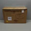 URPOWER Stainless Steel Cat Litter Box with Lid Extra Large Enclosed Litter Box for Cats Non-Sticky Metal Pan with High Sided Enclosure & Scoop, Front & Top Entry, Anti-Leakage, Easy Cleaning (XL, Gray)