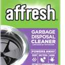Affresh Garbage Disposal Cleaner, Helps Power Away Odor Causing Bacteria, Debris & Grime in Grind Chamber, Impeller & Drain Pipe, 6 Tablets, 6 Month Supply