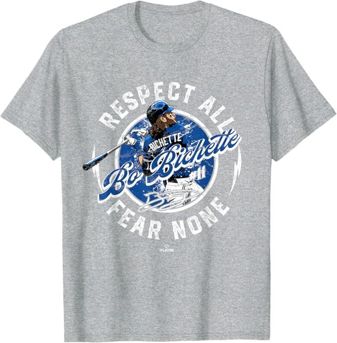 Bo Bichette Respect All Fear None Toronto Canada MLBPA T-Shirt 3XLT 
