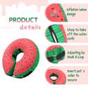 Supet Inflatable Dog Cone Collar Alternative After Surgery, Dog Neck Donut Collar Recovery E Collar, Soft Pet Cone for Small Medium Large Dogs