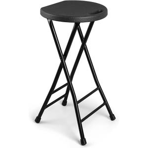 Black Folding Mini Stool