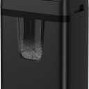 Bonsaii 12 Sheet Paper Shredder for Home Office, Heavy Duty Cross Cut Shredder with 5.5 Gal Pullout Bin, Home Shredder for CDs/Credit Card/Document/Mail, P-4 Security Level