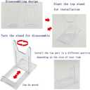 Artliving Two Part Adjustable Clear Acrylic Plastic Display Stand Easel (set of 6)