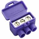 Aluminum to Copper Wire Connectors, Copper to Aluminum Wire Connectors, 25 Pack (3 Port)