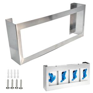 Glove Box Holder Wall Mount Quadruple Gloves Tissue Dispenser