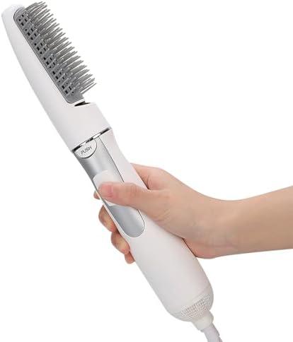 Sonew Hair Dryer Brush Small Hot Air Brush Blow Dryer Negative Ions for Drying Curling Straightening Smooth Frizz-Free Detachable Hair Styler,110V