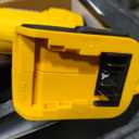 Cordless Leaf Blower for DeWALT 20V Battery,580000RPM Brushless Turbo Jet Blower with 3 Nozzles, Lightweight Handheld Blower for Patio, Lawn, Yard, Leaves, Dust, Garage & Snow Cleaning (No Battery) (Yellow)
