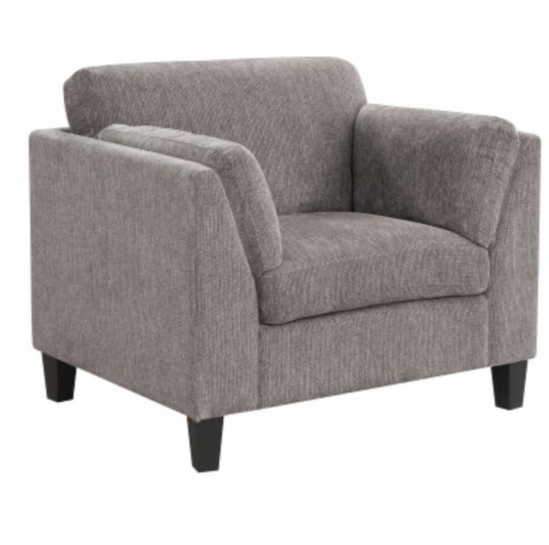 Emerald Home Furnishings, Daria Chair, Grey