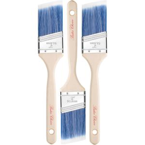 Bates- Paint Brushes, 2-Inch, 3 Pack, Angle Brushes, Treated Wood Handle, Paint Brushes for Walls, Stain Brush, Wall Paint Brushes, Furniture Paint Brushes for Painting Walls, Painting Brush