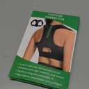 Posture Corrector for Women and Men, Adjustable Back Brace Posture Corrector for Upper & Mid Spine Support, Breathable Back Brace for Improving Neck, Shoulder and Back Posture Pain Relief (Black)