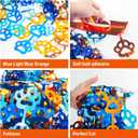 8 x Blue Dog Birthday Party Decorations, 2 Packs Orange and Blue Tinsel Backdrop,Dog Paw Birthday Party Supplies 3.3 x 6.6ft Foil Fringe Curtains, Photo Booth Props Backdrop Streamers