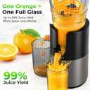 Godspeeds Juicer Machines with 5.8" Large Feed Chute, Slow Masticating Cold Press Juicer for Whole Fruits & Vegetables, Easy to Clean Design, High Juice Yield Home Juicer for Daily Wellness