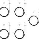 Charbrofire IG31B Igniter Kit Electrode Grill Replacement Parts for Members Mark Ignitor with Wire Kenmore BBQ-PRO Outdoor Gourmet Brinkmann and Others Ignition Ceramic Electrode Wire