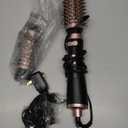 ANWA Rotating Hair Dryer Brush, 4-in-1 Hot Air Styler and Rotating Brush, Rotating Blow Dryer Brush with 2 Detachable Brushes(1.5"& 2"), Black