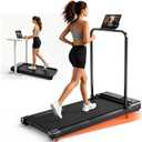 Walking Pad Treadmill with Incline and Handle Bar for Home Office
