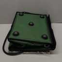 Indestructible Heated Cat House for Outside Cats Winter, 100% Weatherproof, Safe Escape Door, Insulated Outdoor Cat Shelter with Heater for Feral Barn Cat Kitty (Forest Green, 13"x17"x12.6")