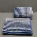 BSICPRO Bathroom Rugs and Mats Sets, 2 Piece Thick Absorbent Chenille Bath Mat Rug Set Non Slip, Soft Shaggy Bath Room Floor Mats for Bathroom, Machine Washable (Sky Blue, 20" x 32" Plus 16" x 24")