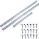 9FT Garage Door Reinforcement Bracket, Heavy Duty Steel Garage Door Hurricane Strut Beams, 22 Thick Steel, Screws Included