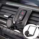 HAPPYHORSE for BMW 4 Series 3 Series M4 F36 F35 F34 F33 F32 F31 F30 F23 F22 F82 F80 2013-2019 Car Accessories Alumium Alloy Mobile Phone Holder Trim (Black)