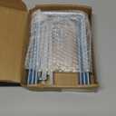 Dunzy 3 Pcs Square U Bolts Zinc Plated, Heavy Duty Carbon Steel U Bolt Industrial and Scientific Supplies for Boat Trailer Tube, Rectangular Wood and Metal Objects (3/8'' X 4'' X 7'')