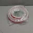 Rubber Door Seal Strip 32.8 Ft Rubber D-Shape Weather Stripping Self-Adhesive Frame Seal for Exterior Front Doors Jamb House Entry Frame Easy Cut to Size - White