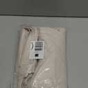 MIULEE Linen Shower Curtain with 12 Metal Hooks Modern Heavy Duty Washable Beige Fabric Shower Curtain Set Waterproof Neutral Thick Cloth Shower Curtains for Bathroom Bathtub Washable, W72*L72, Cream