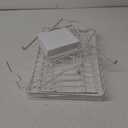 White/Black Dish Drying Rack for Kitchen Counter, Metal Dish Drying Rack with Drainboard, Detachable Multifunctional 2 Tier Dish Drying Rack with Utensil, Cup, Knife, Cutting Board Holder(White)