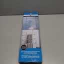 iDesign Over the Door Towel Rack, The York Collection, 1.5 x 7 x 22.8, Brushed Nickel