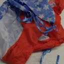 Stars & Stripes Fabric Bunting - 5 feet 10 inch